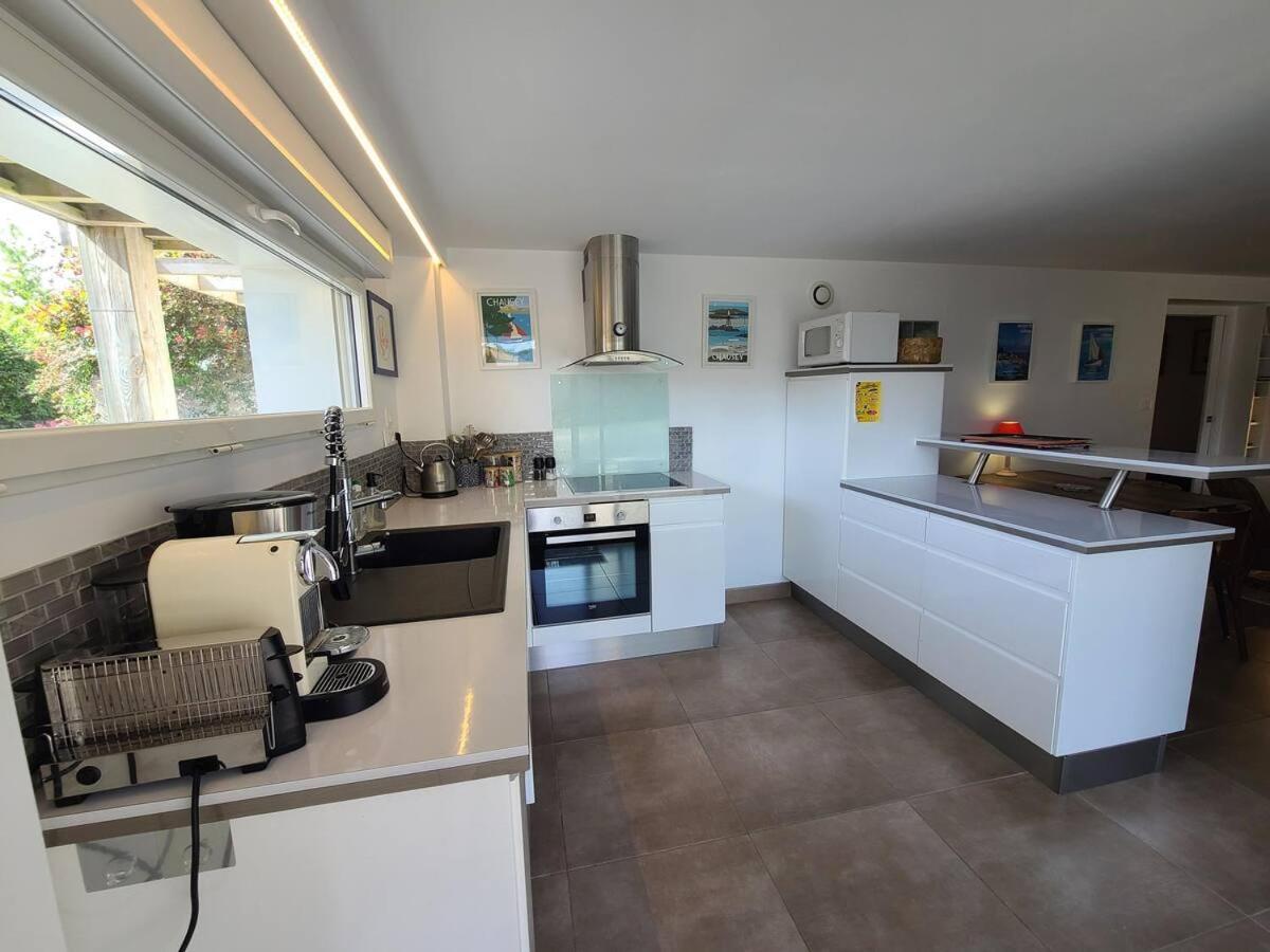 Appartement Moderne Avec Terrasse - Proche Mer Agon-Coutainville Exteriör bild